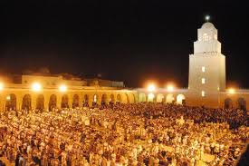 Cérémonie religieuse à la mosquée Okba Ibnou Nafaâ à Kairouan Cérémonie religieuse à la mosquée Okba Ibnou Nafaâ à Kairouan