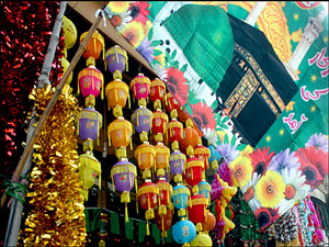 ملک بھر میں جشن میلادالنبی(ص) جوش و خروش سے منایاجارہاہے   	