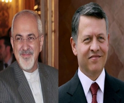 شاہ اردن سے محمد جواد ظریف کی ملاقات