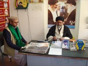 قم؛ جناب سید ناصر عباس نقوی انقلابی کی علامہ سید ساجد علی نقوی سے ملاقات