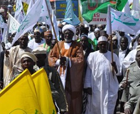 Image / In Kano, Nigerian Shiites stage rallies to celebrate birth anniversary of Prophet Mohammad (PBUH)