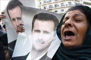 Pro-Assad-Kundgebung in Damaskus
