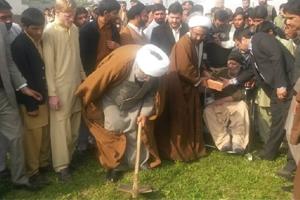 لاہور:علامہ راجہ ناصر عباس کے دست مبارک سے المصطفیٰ اسلامک یونیورسٹی کے تعمیراتی کام کا آغاز