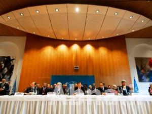 اختتام أعمال اليوم الأول لمؤتمر "جنيف 2" و«بان كي مون» يشكر الوفدين السوريين