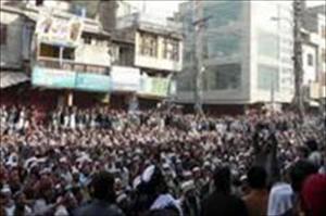 پاکستان،مستونگ حملے کے خلاف جنازوں کے ساتھ جاری دھرنا