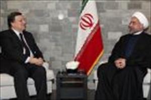 Präsident Rohani mit EU-Kommissionspräsident Barroso zusammengetroffen