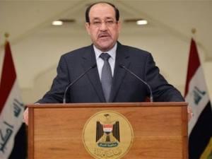 المالكي: نرفض التفاوض مع الإرهابيين ومن يمثلهم في العملية السياسية ليس شريكاً