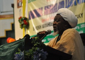 Sheikh Zakzaky Delivers Lecture at National Mosque of Abuja (Images)