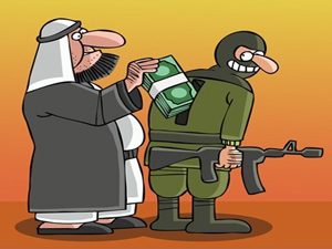 کارٹون: آل سعود اور آل یہود کی دہشتگردی