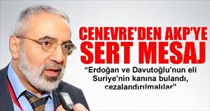 Cenevre'den AKP'ye sert mesaj