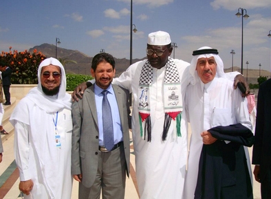 Obama's Brother Wears Kaffiyeh Declaring that Muslims Will Destroy Israel (Image)