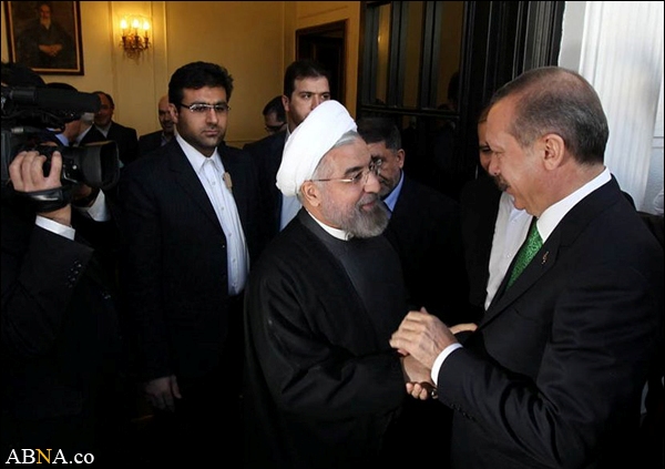 Image / Iran's president Rouhani meets Turkish PM Erdogan