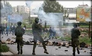 Zionisten verletzten neun Palästinenser nördlich von Ramallah