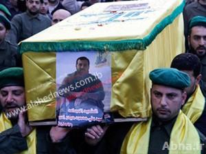 بالصور / حزب الله اللبناني يشيع الشهيد «علي محمود حيدر أحمد»