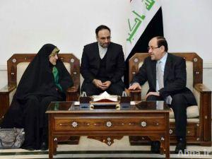 «المالكي» يؤكد على ضرورة التعاون مع ايران لمكافحة بعض الظواهر البيئية