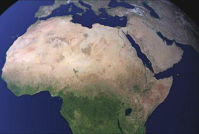 Allah's Name Clearly Visible Over Africa (Images)