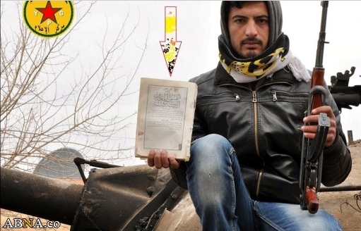 بالصورة / مقاتلو تنظيم "داعش" الإرهابي يستخدمون السحر الأسود والشعوذة لمحاربة YPG!