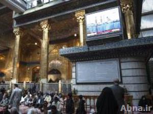 خمس شاشات عملاقة تزين صحن أبي الفضل العباس (ع) بكربلاء المقدسة