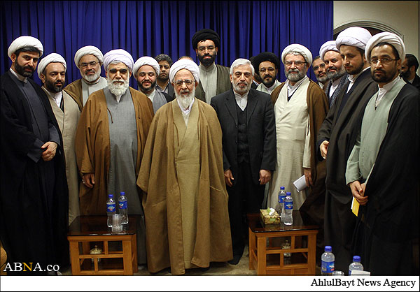 Image / Ahl-ul-Bayt World Assembly Officials Meet with Grand Ayatollah Javadi-Amoli