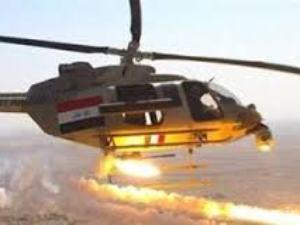 مقتل ثلاثة مسلحين ارهابيين بضربة جوية استهدفت شاحنة مفخخة شرقي الرمادي