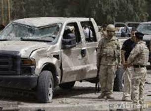 إصابة اربعة جنود ومدنيين اثنين بانفجار سيارة مفخخة جنوب بغداد