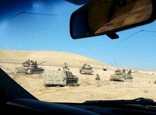 بالصورة / حشود الجيش السوري في "تلال يبرود" بالقلمون