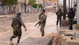 Syria army hunting militants near Idlib
