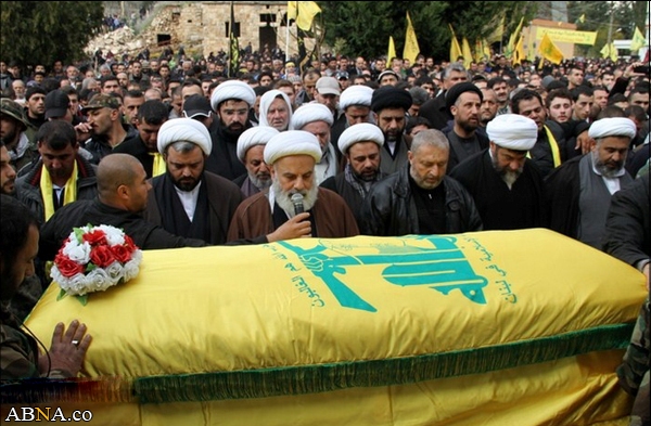 حزب اللہ کے شہید مجاہد کا جلوس جنازہ+ تصاویر