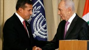 Presidente de Perú se reúne con Peres y Netanyahu