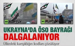 Kiev'de ÖSO bayrağı!