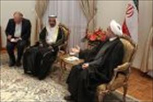 Präsident Rohani empfängt Parlamentspräsident der VAE