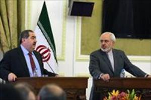 Pressekonferenz der Außenminister Irans und des Irak