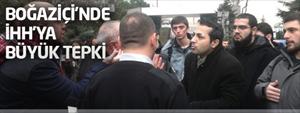Boğaziçi'nde İHH'ya büyük tepki / Foto