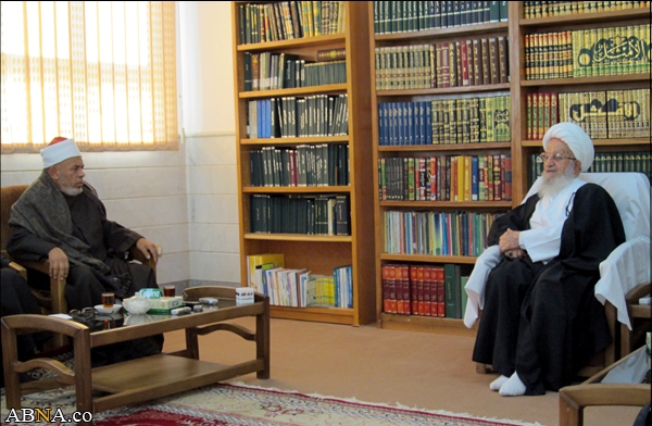 Image / Al-Azhar professor Visits Grand Ayatollah Makarem Shirazi