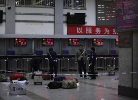 At least 28 die in 'terrorist' attack at Chinese train station: reports