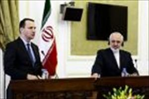 Pressekonferenz der Außenminister Irans und Polens