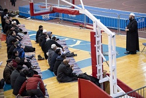 Jersey Armory Hosts Prayer After Mosque Fire