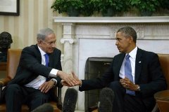 Israeli PM in US: Iran, PA Negotiations on Top of Talks