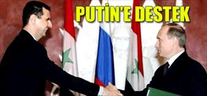 Esad'dan Putin'e destek