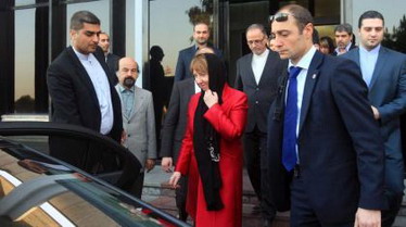 Ashton a arrivé à Téhéran