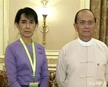 ႏိုင္ငံေတာ္သမၼတ ဦးသိန္းစိန္ႏွင့္ ေဒၚေအာင္ဆန္းစုၾကည္ တစ္နာရီၾကာ ေဆြးေႏြးေသာ္လည္း သတင္း မထုတ္ျပန္