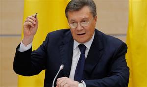 Јанукович мәтбуат конфрансында Украниjада олдуғуну билдириб
