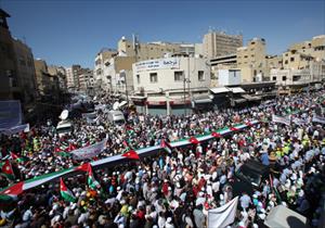 Massendemonstration in Jordanien