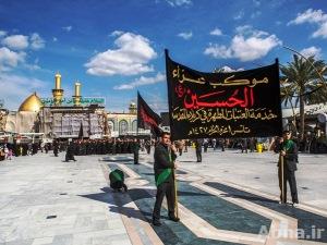 بالصور / انطلاق موكب خدمة العتبتين الحسينية والعباسية بكربلاء في ذكرى استشهاد السيدة الزهراء (ع)