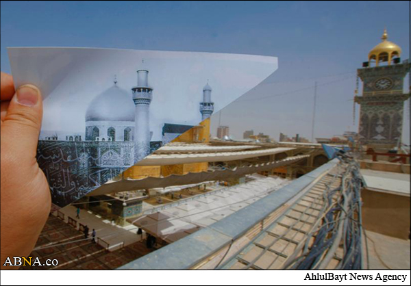 Image / Holy Shrine of Imam Ali (AS), "Yesterday" and "Today" 