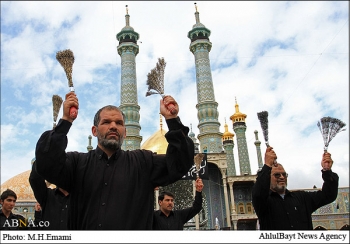 إقامة مراسم عزاء في ذكرى إستشهاد السيدة الزهراء (ع) بمدينة قم المقدسة