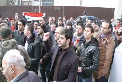 Sit-in à Moscou en appui à la Syrie face au terrorisme
