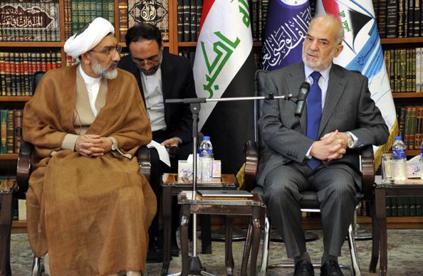 الجعفري ووزير العدل الايراني يؤكدان اهمية الوقوف بوجه الفتن الطائفيّة التي تسعى إليها الجماعات المُتطرفة