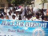 کراچی میں اسکولوں کے کمسن طلبہ و طالبات کی شیعہ ٹارگٹ کلنگ کیخلاف امن واک