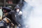 Ausschreitungen bei Demonstrationen in Italien 
